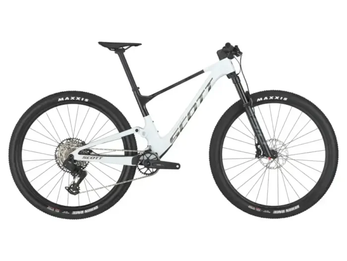 BICICLETA SCOTT SPARK RC TEAM - CUMULUS WHITE/CARBON BLACK