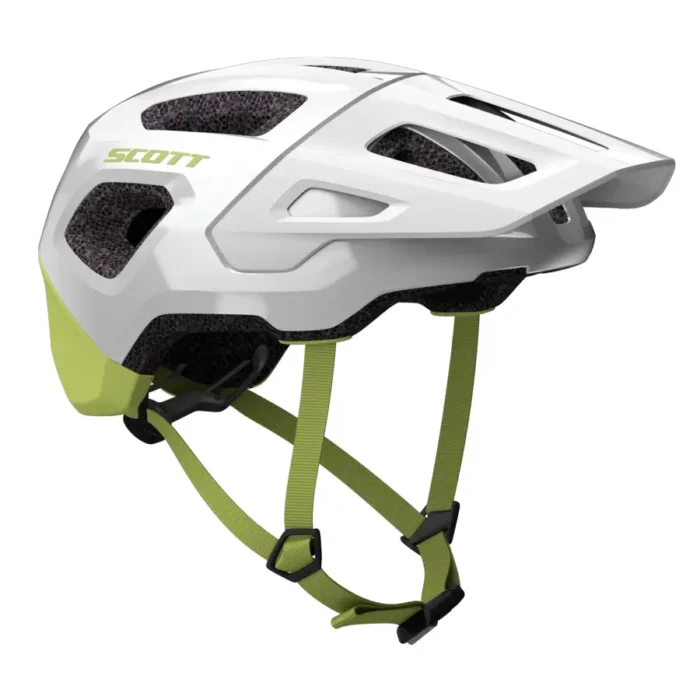 CAPACETE SCOTT ARGO PLUS - WHITE/BITTER YELLOW